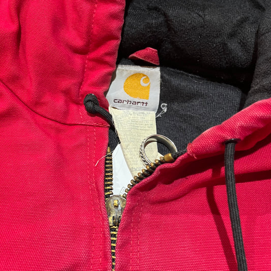 Carhartt J140 Red Hooded Work Jacket 19