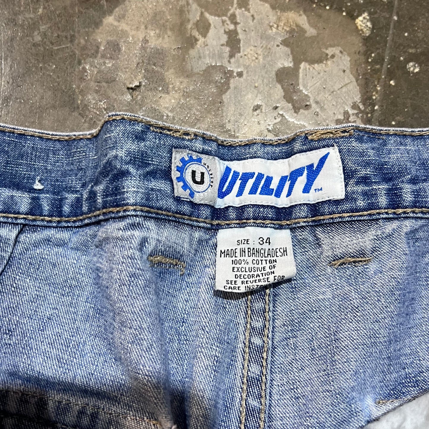 Utility Denim Cargo Jorts