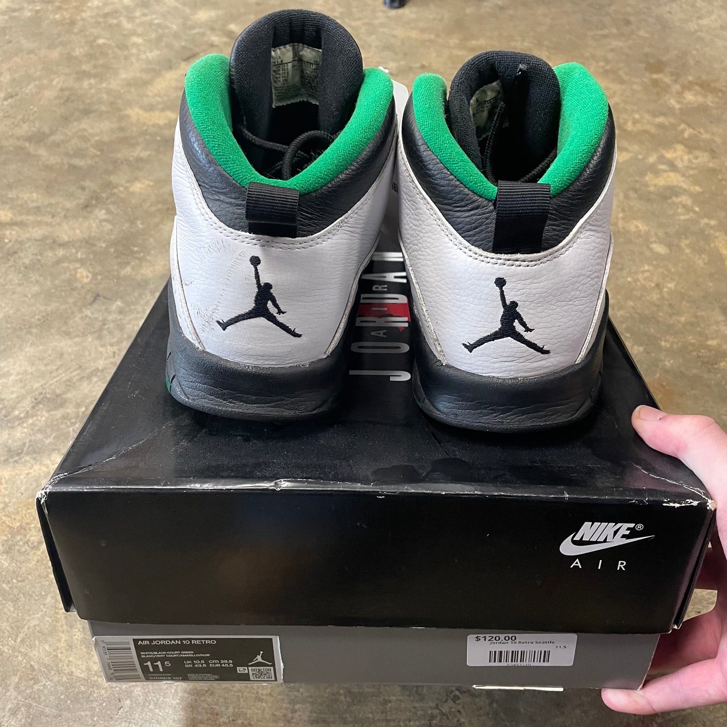 Jordan 10 Retro Seattle