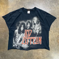 Led Zeppelin Cropped Liquid Blue Tee