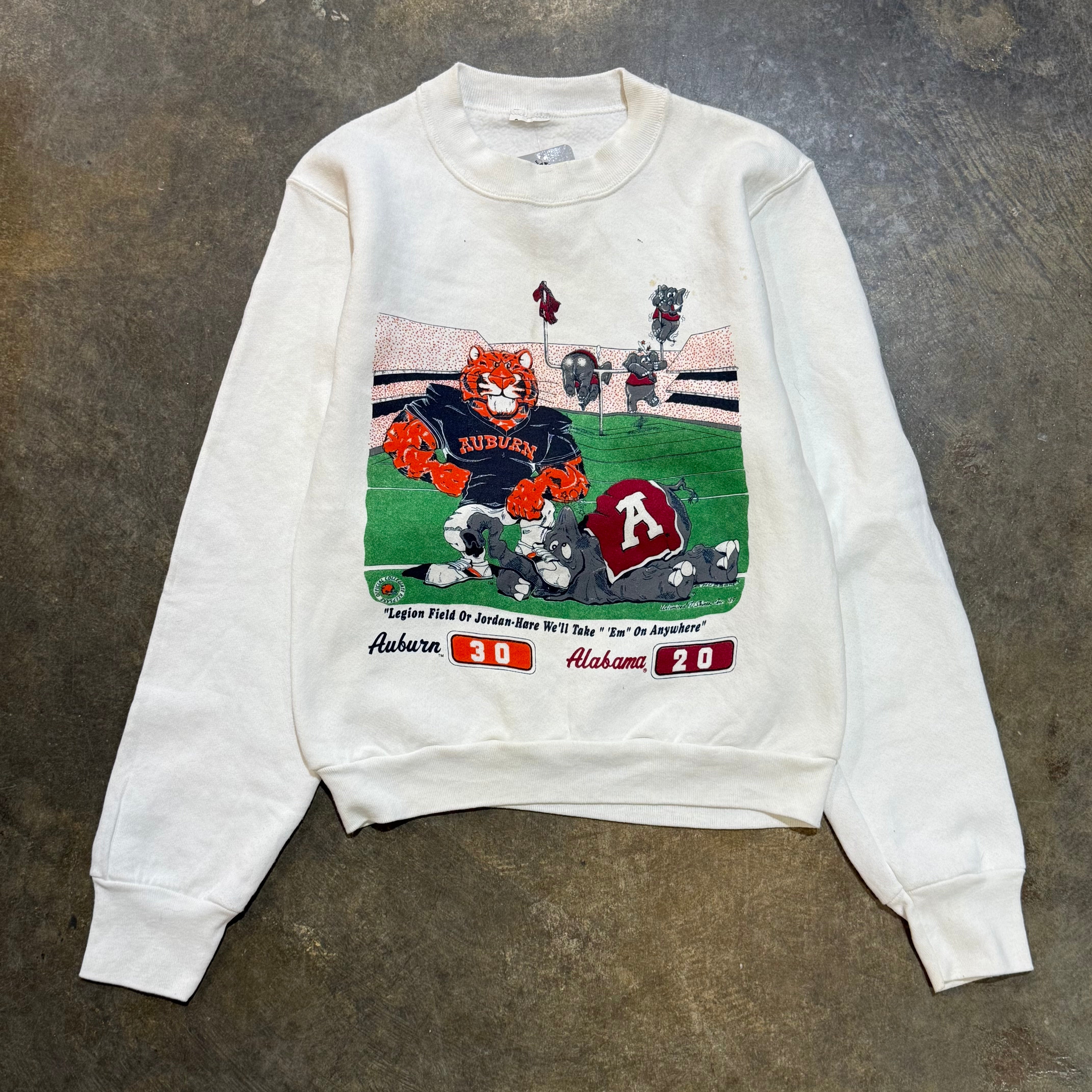 1989 Iron Bowl White P. Hudson Crew