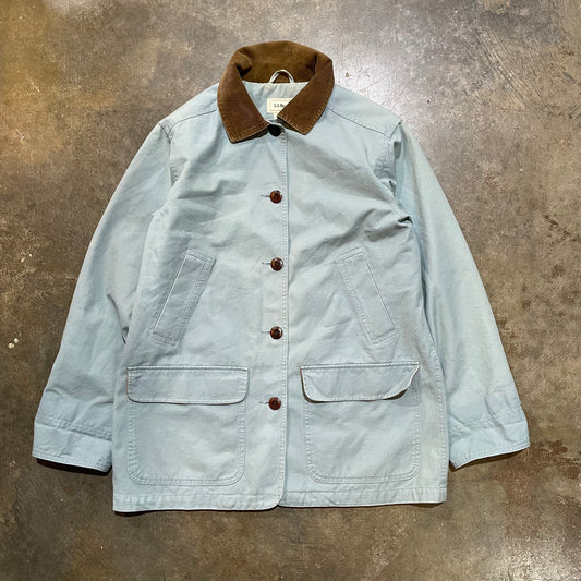 LL Bean Light Blue Chore Coat53