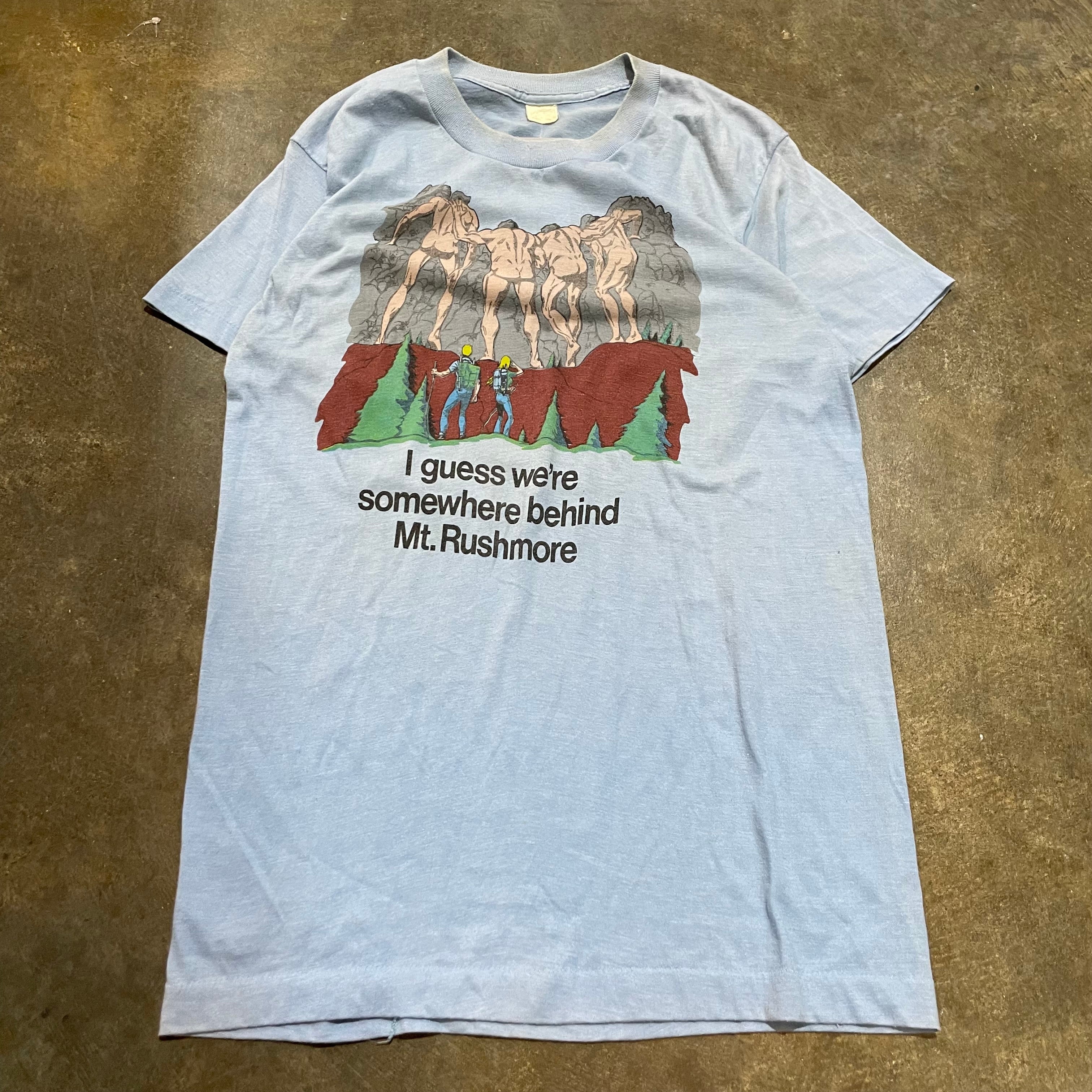 Behind Mount Rushmore Blue Tee