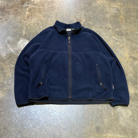 Woolrich Sherpa Zip Up Navy Jacket47