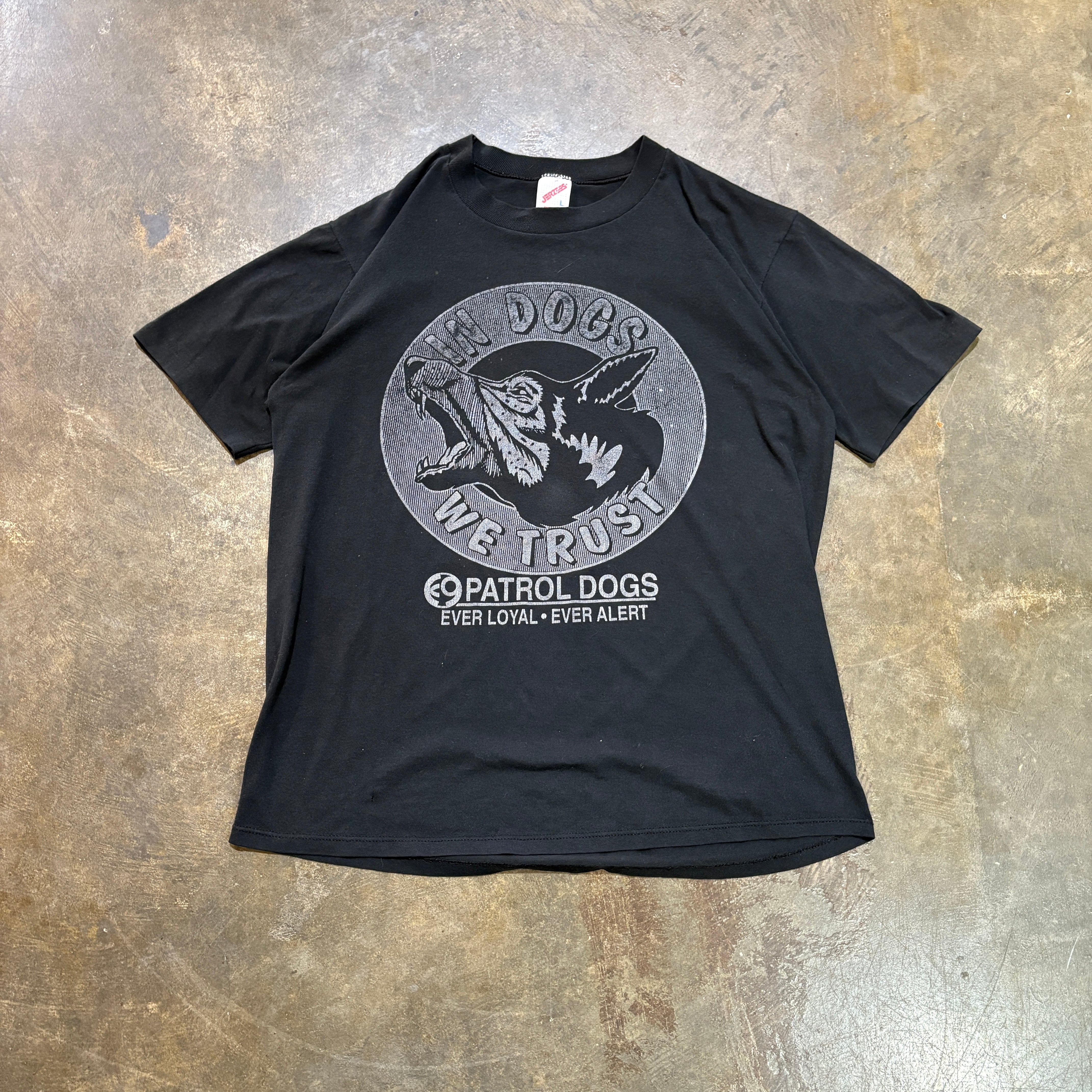 Black In Dogs We Trust Tee
