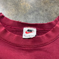 90's Nike Tonal Burgundy Crewneck Sweatshirt