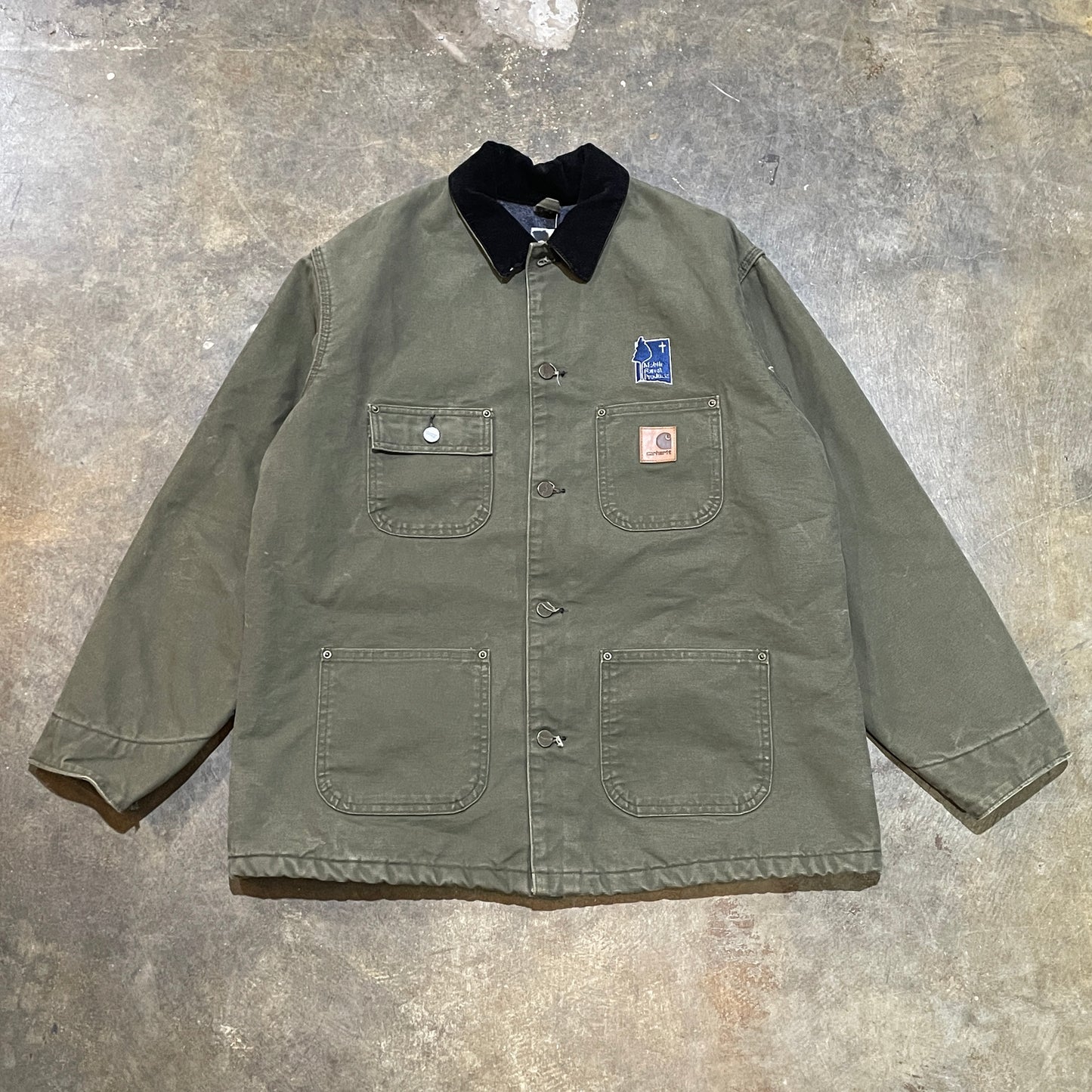 Carhartt Mobile Forest Products Olive Chorecoat