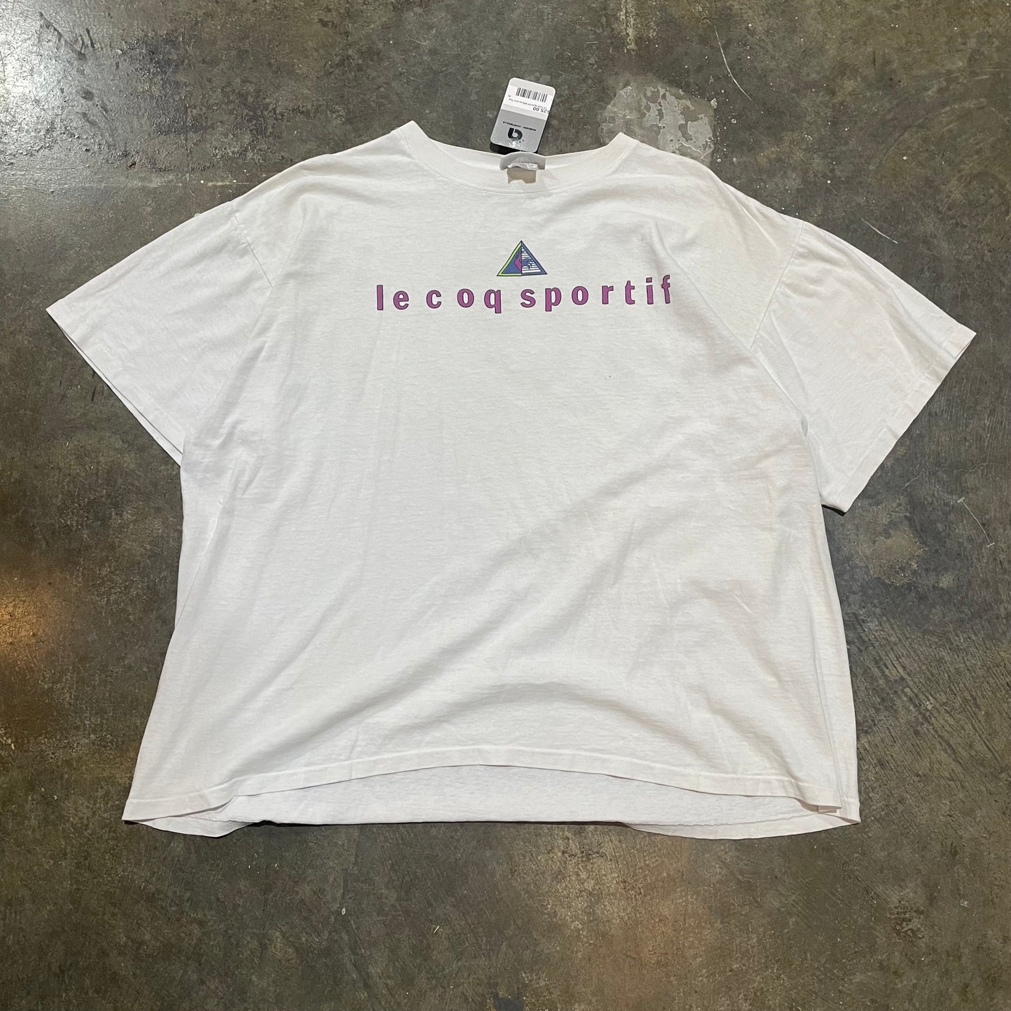 Le Coq Sportif White Art Tee