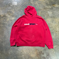 1990s Polo Sport Ralph Lauren Red Zip Hoodie (XXL)