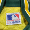 Oakland Athletics Green starter Satin jacket