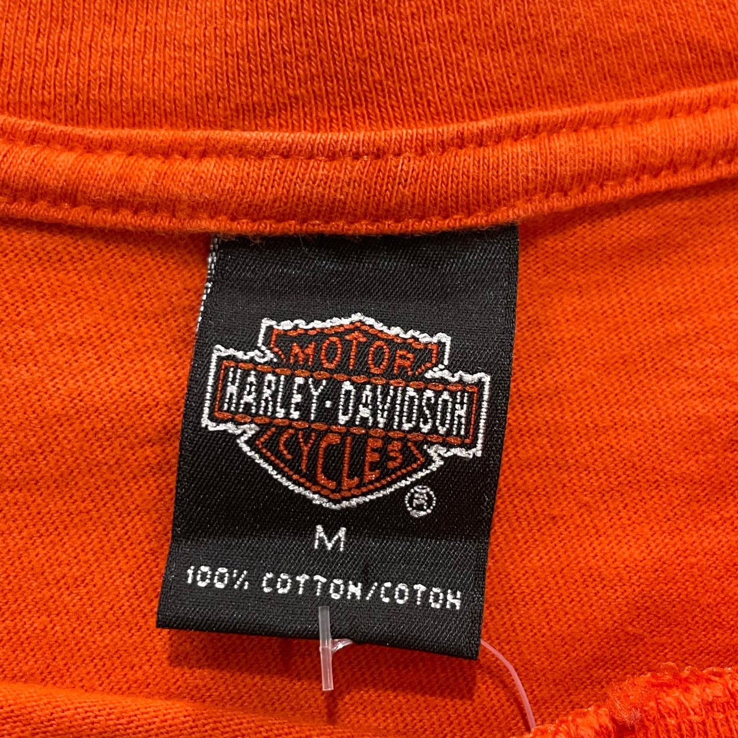 Orange Harley Flame LS Tee