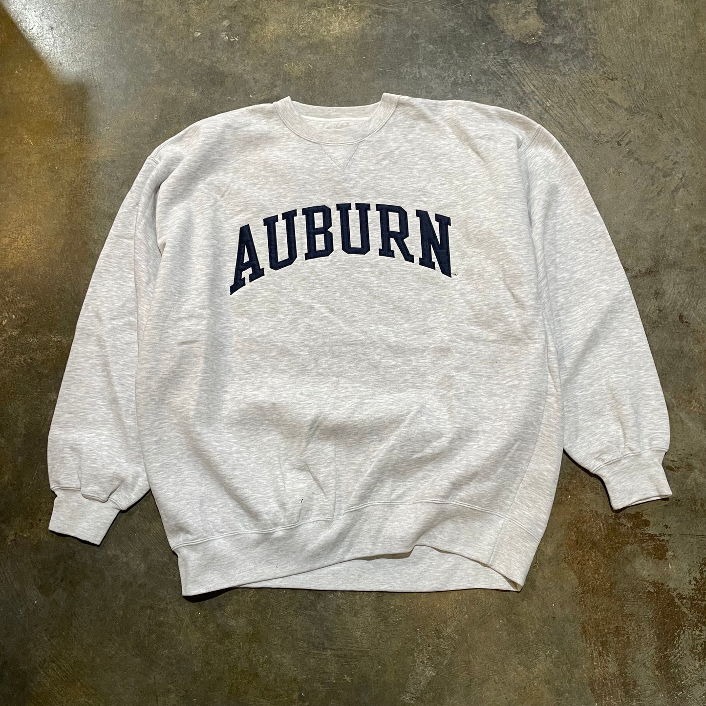 Grey Gear For Sports Auburn Patch Crew