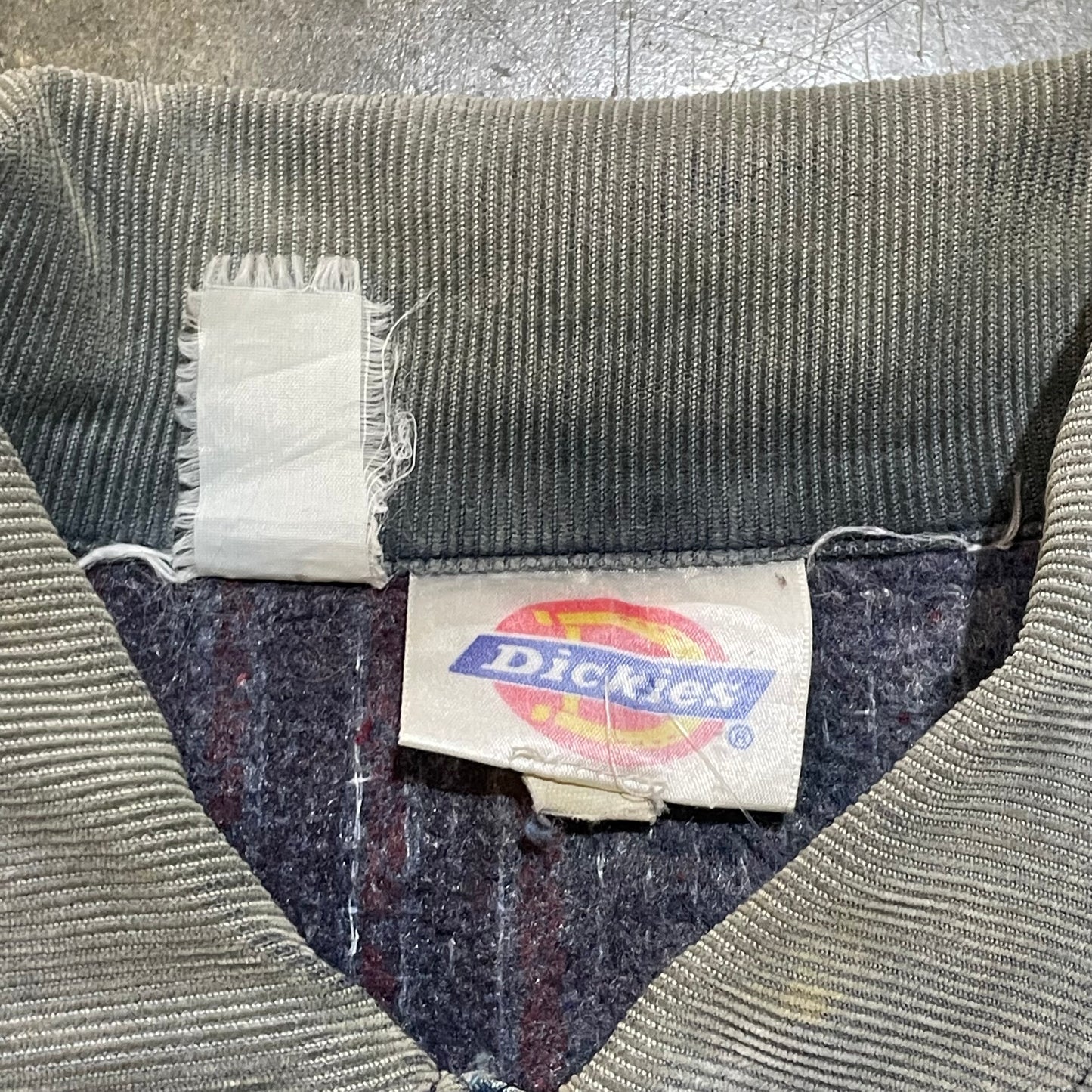 Dickies Blanket Lined Denim Faded Chore Coat
