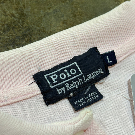 Ralph Lauren Pink Horse Jockey Polo