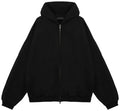 Essentials Heavy Fleece Fullzip Hoodie - Black