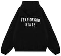 Essentials Heavy Fleece Fullzip Hoodie - Black