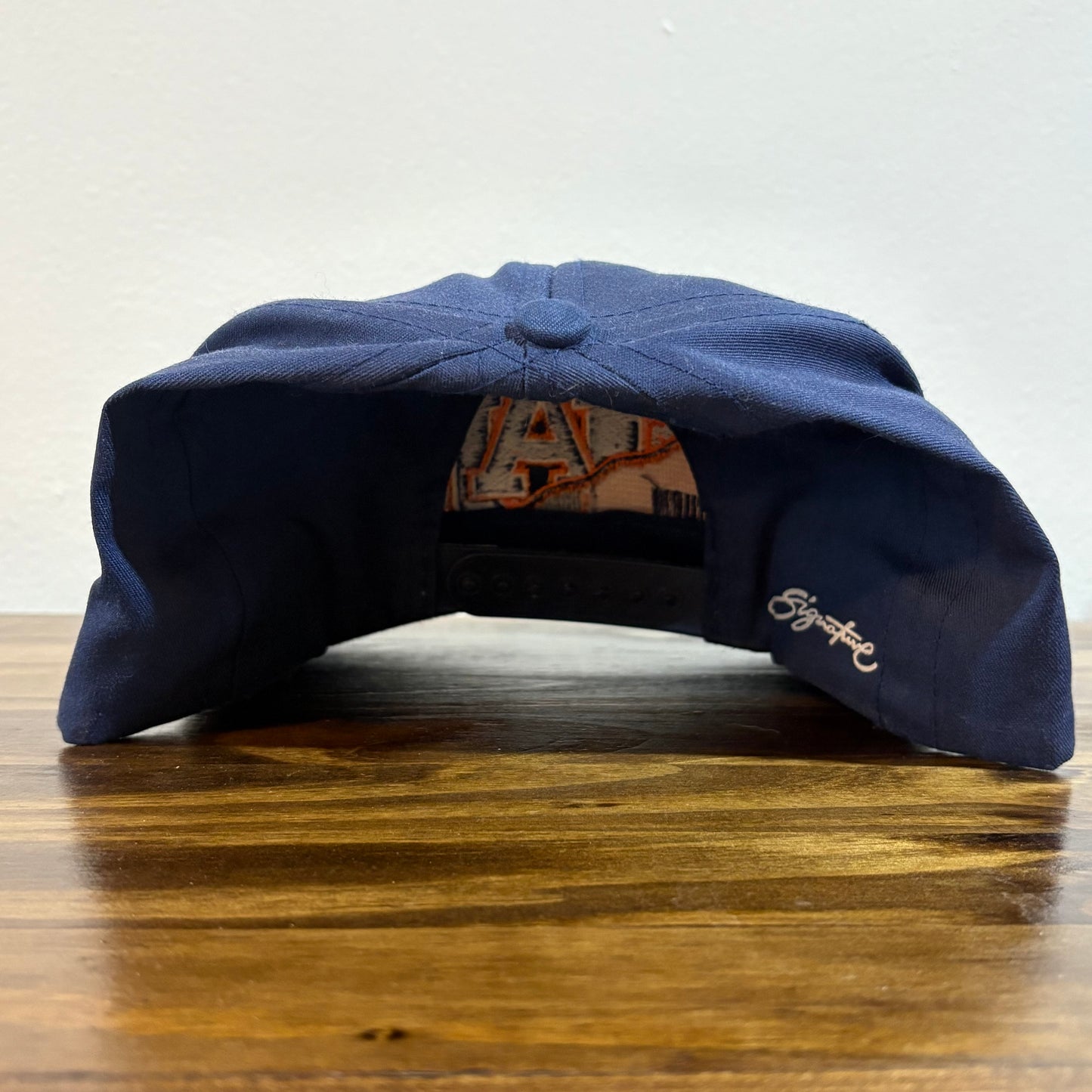 Auburn tigers navy mountain logo hat