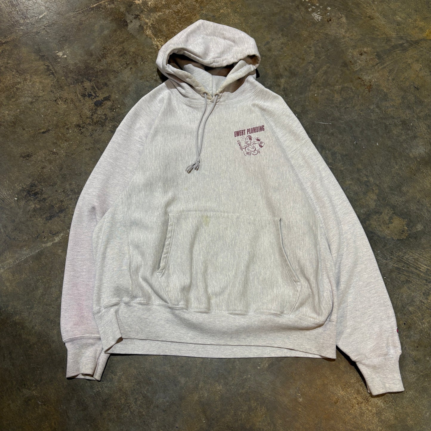 Grey Ewert Plumbing Hoodie