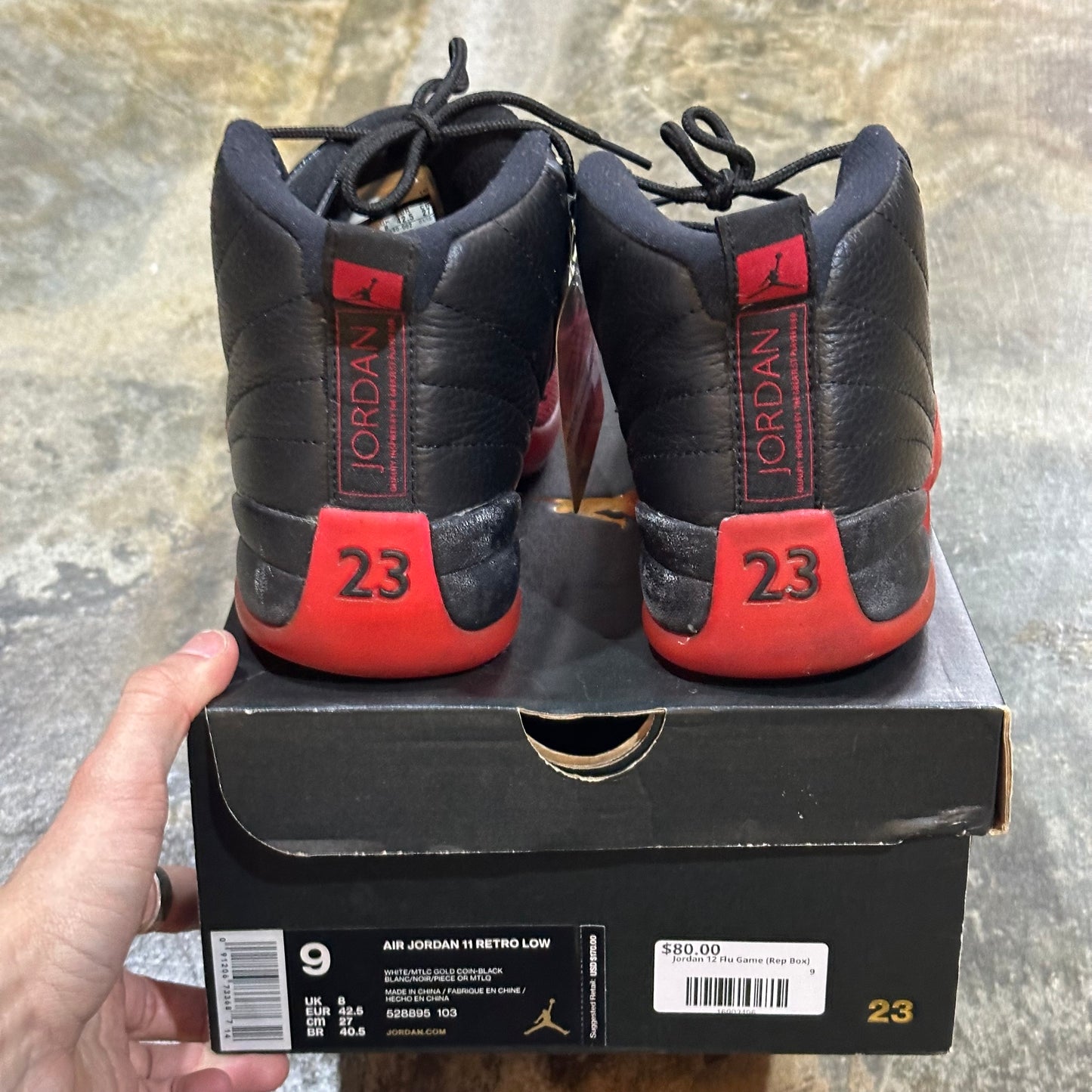 Jordan 12 Flu Game (Rep Box)