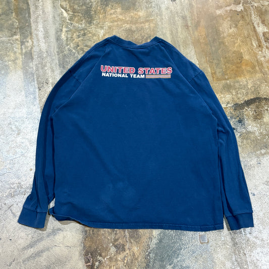 Navy Nike USA Soccer LS Tee