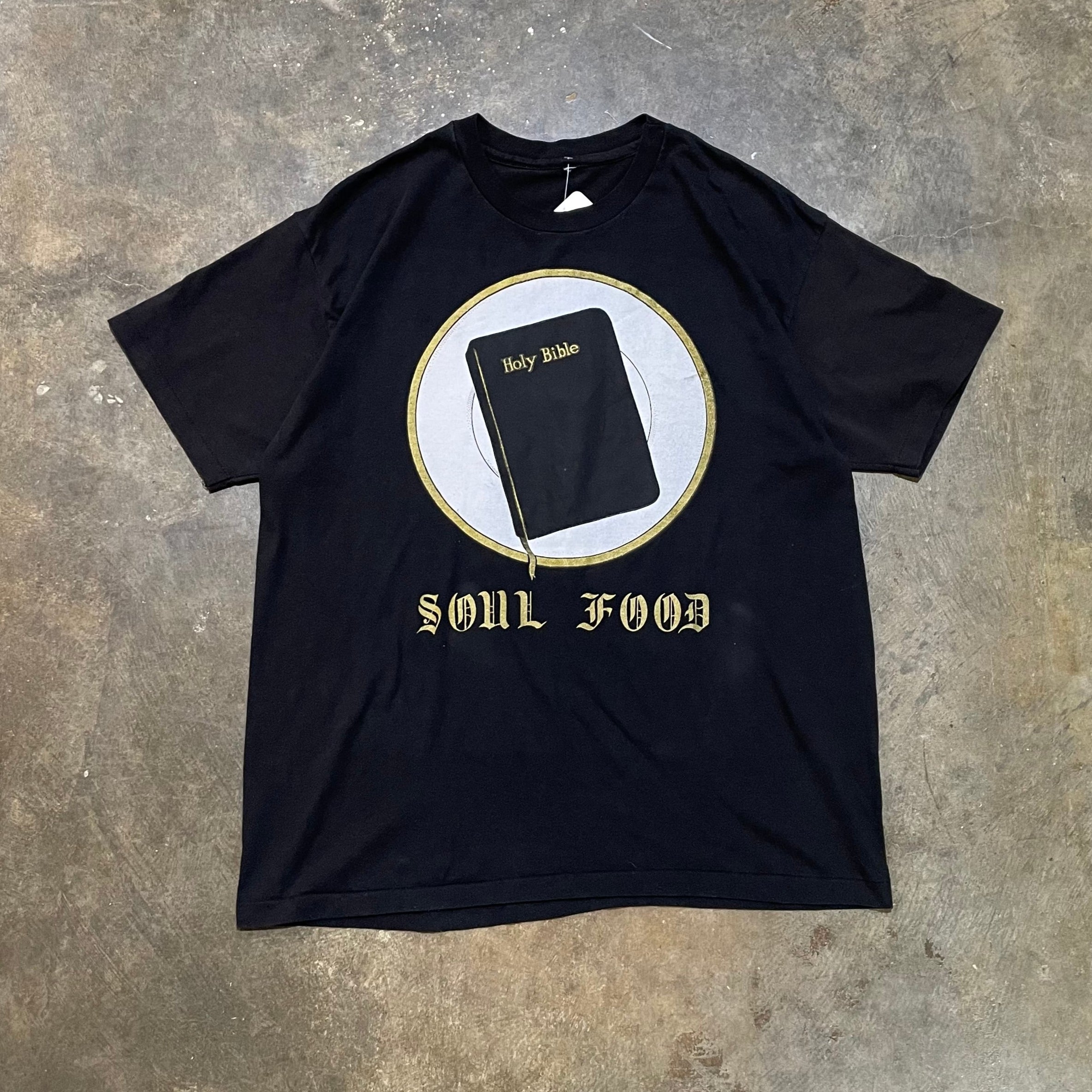 Black Holy Bible Soul Food Jesus Tee