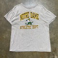 Grey Notre Dame Athl. Dept. Tee