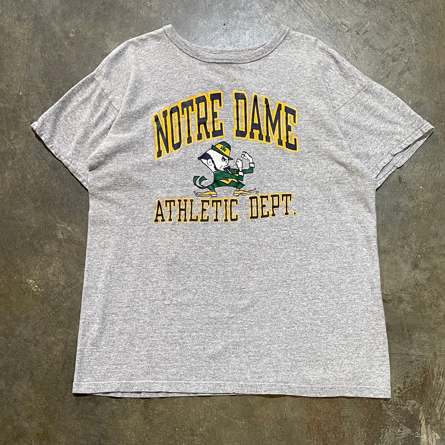 Grey Notre Dame Athl. Dept. Tee