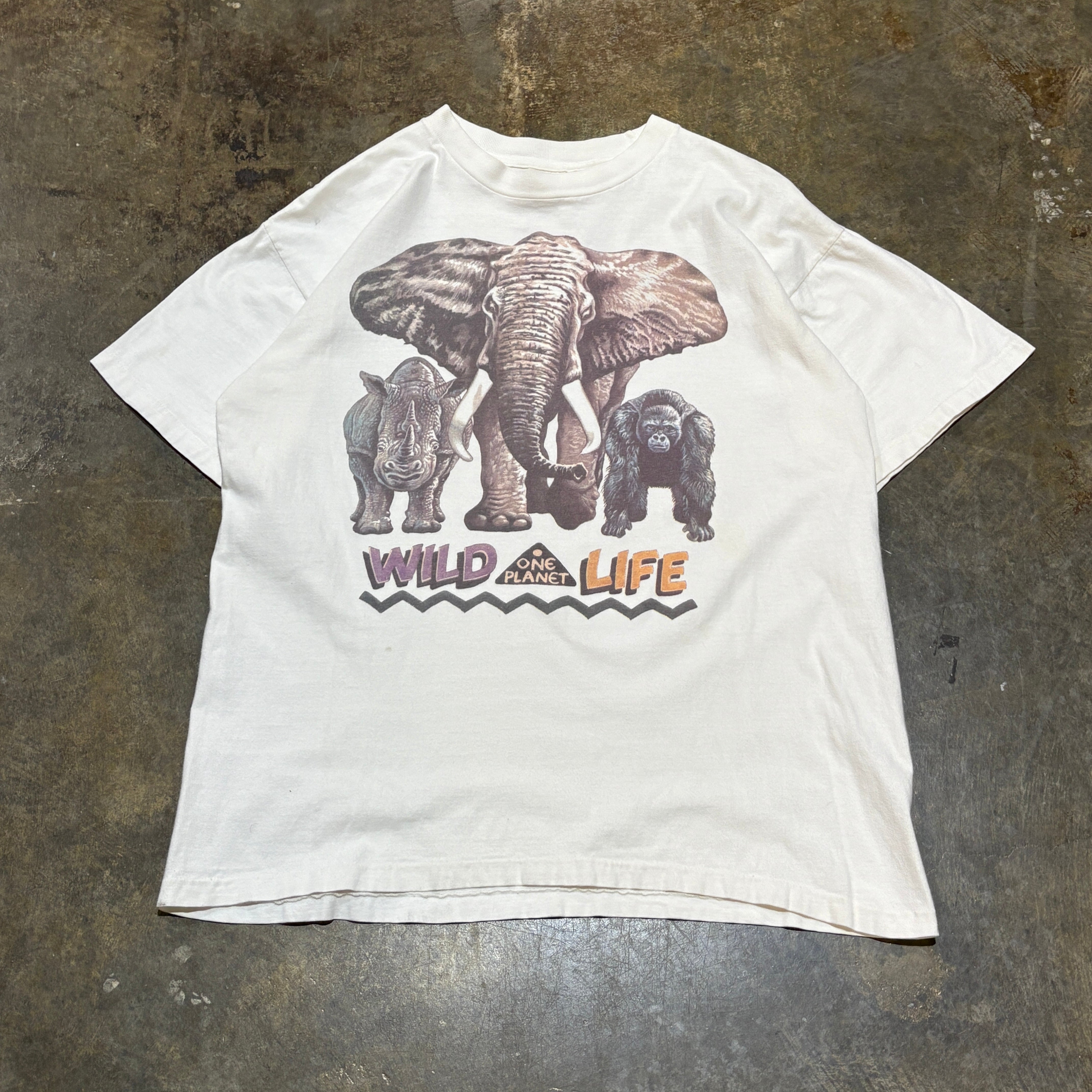 One Planet Wild Life Elephant Tee