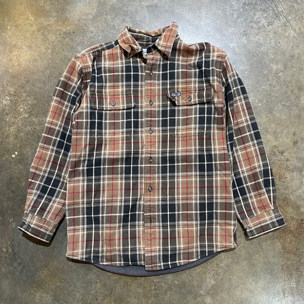 Thermal Lined Carhartt Tan Black Red Flannel