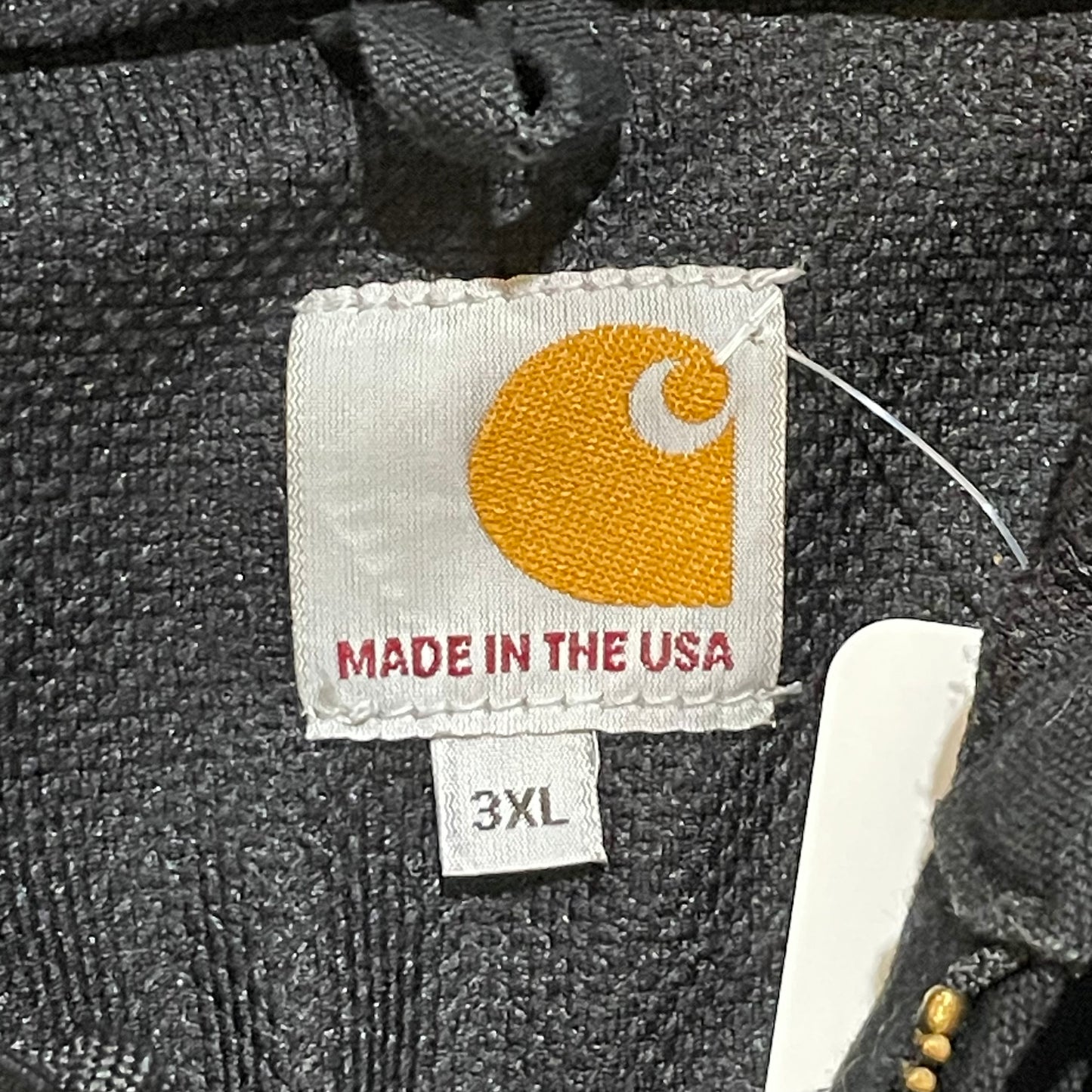 Black Carhartt Steel Workers Hooded Jacket3