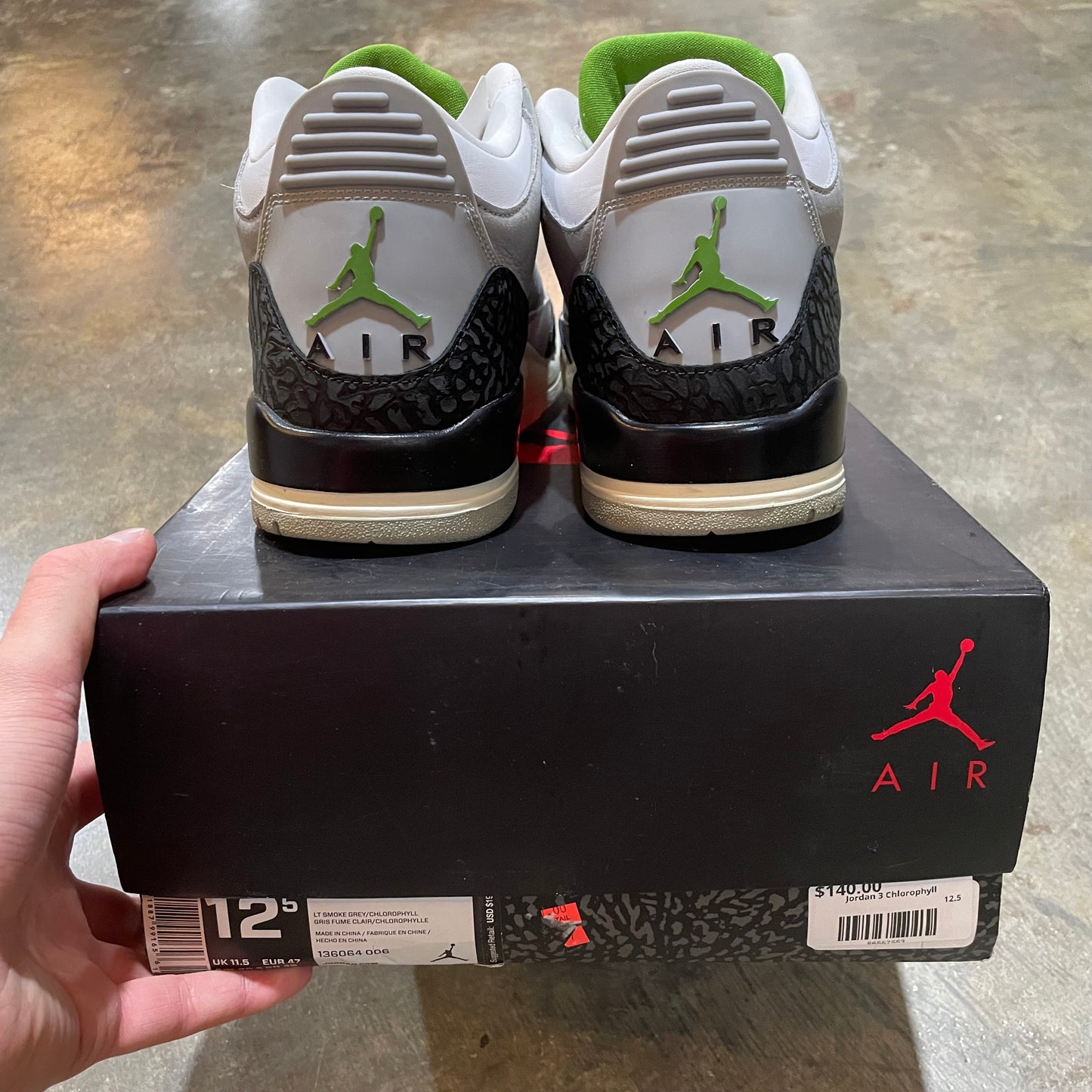 Jordan 3 Chlorophyll