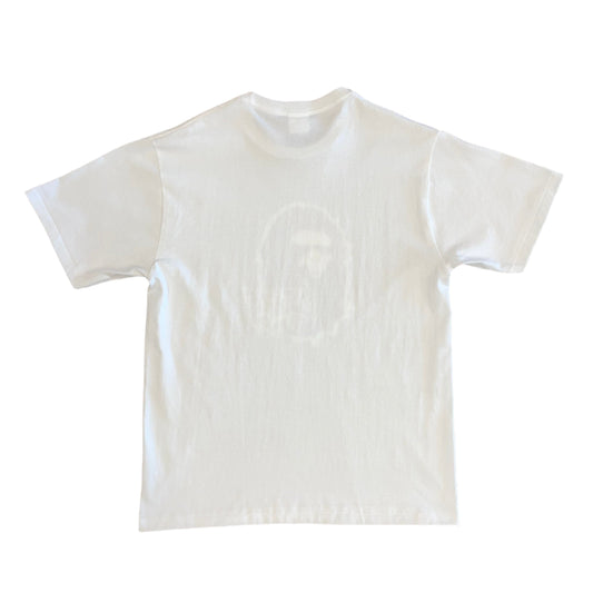 Bape Mad Ape Head Tee White