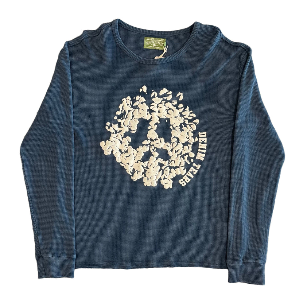 Denim Tears University Thermal LS Navy