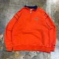Orange Auburn Russell Athletic Quarter Zip Sweatshirt