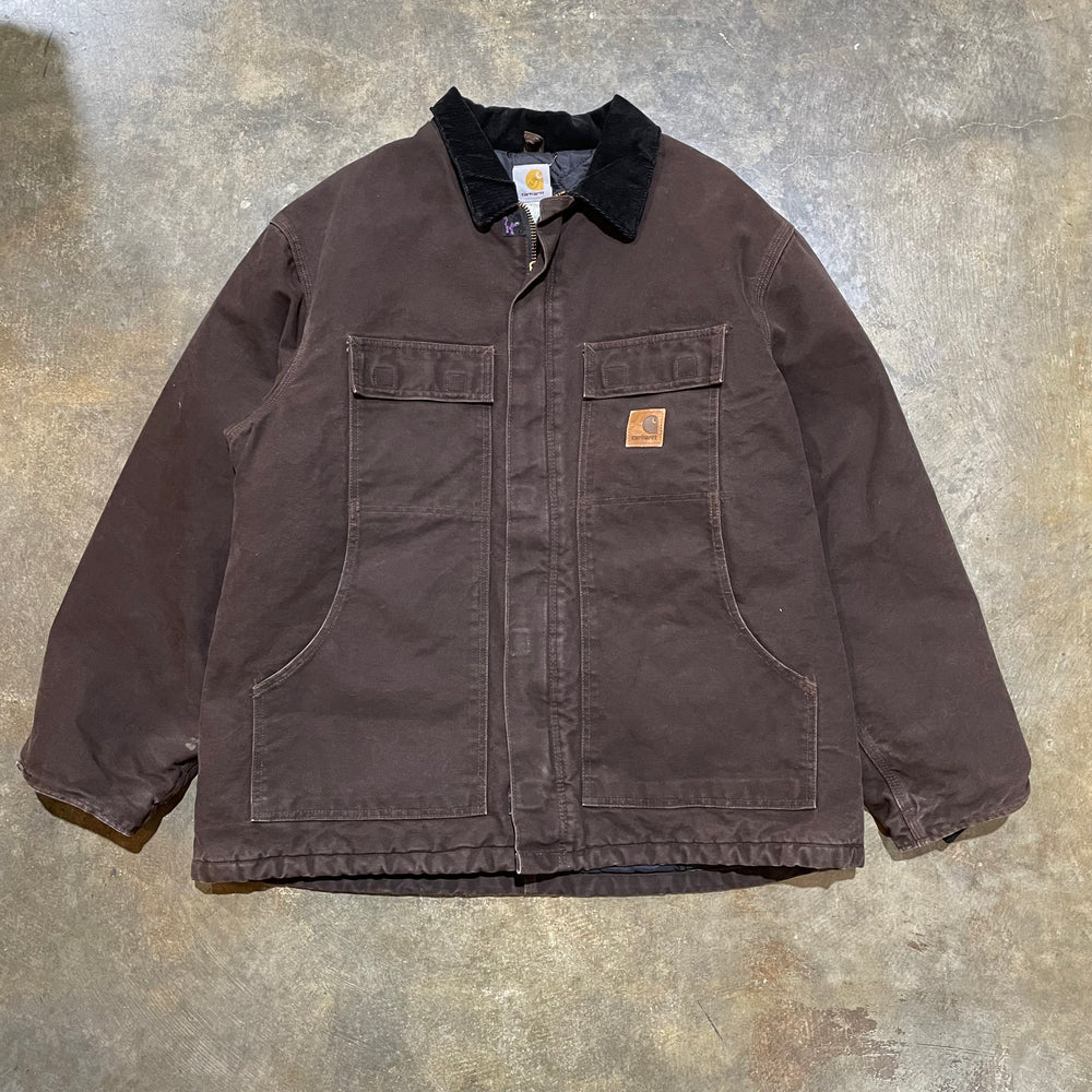 Brown Carhartt Corduroy Collar Jacket35