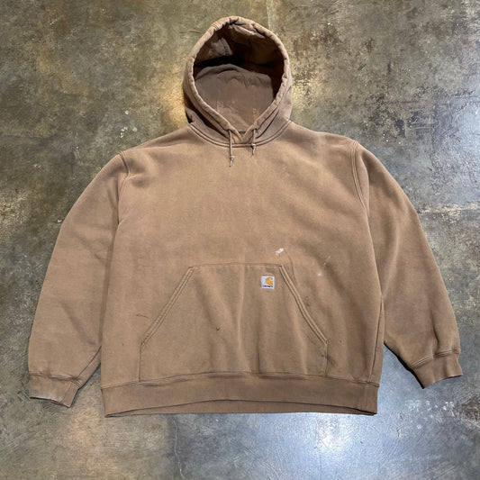 Carhartt Faded Brown Hooded Sweatshirt