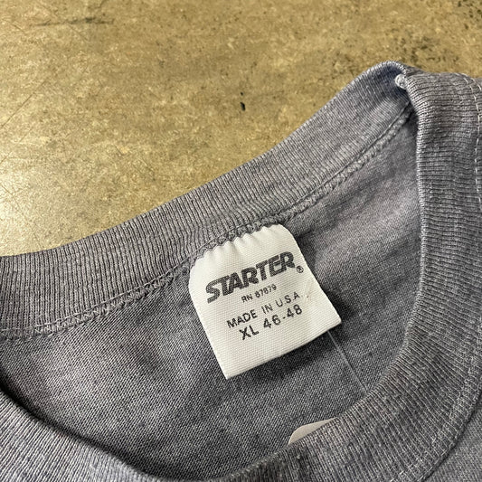Grey Detroit Psitons Starter 1989 Tee