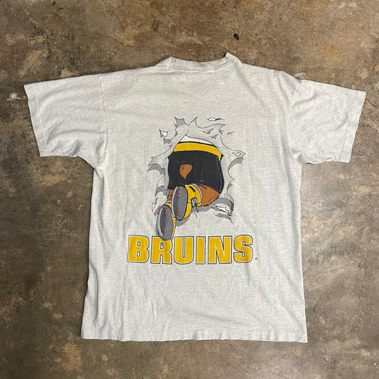 Boston Bruins Double-Sided Art Nutmeg Tee