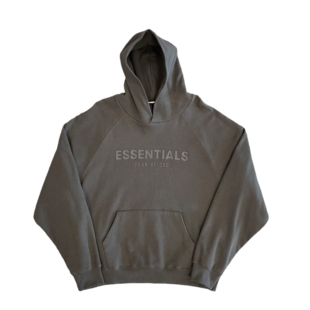 FOG Essentials Off Black Knit Hoodie