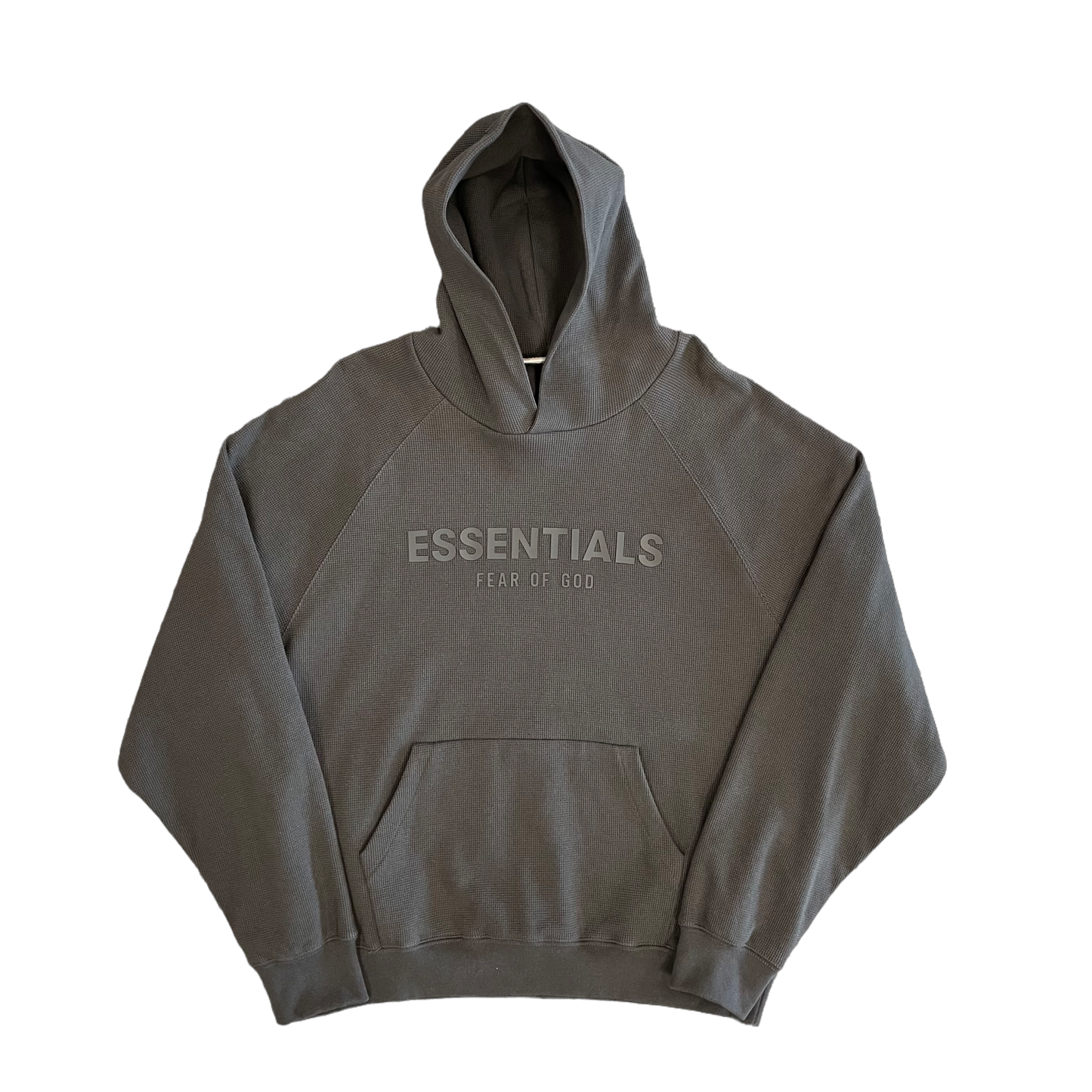 FOG Essentials Off Black Knit Hoodie