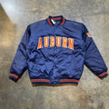 Auburn Y2K starter Satin Bomber Jacket