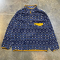 Patagonia Blue Pattern Fleece Pullover