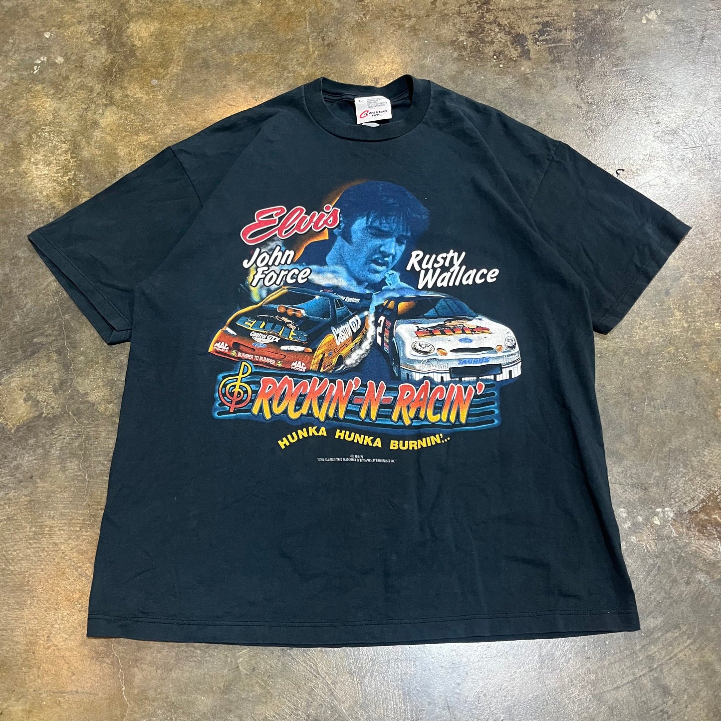 Elvis Rockin Roll Nascar Tee