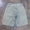 Green Silver Tab Shorts