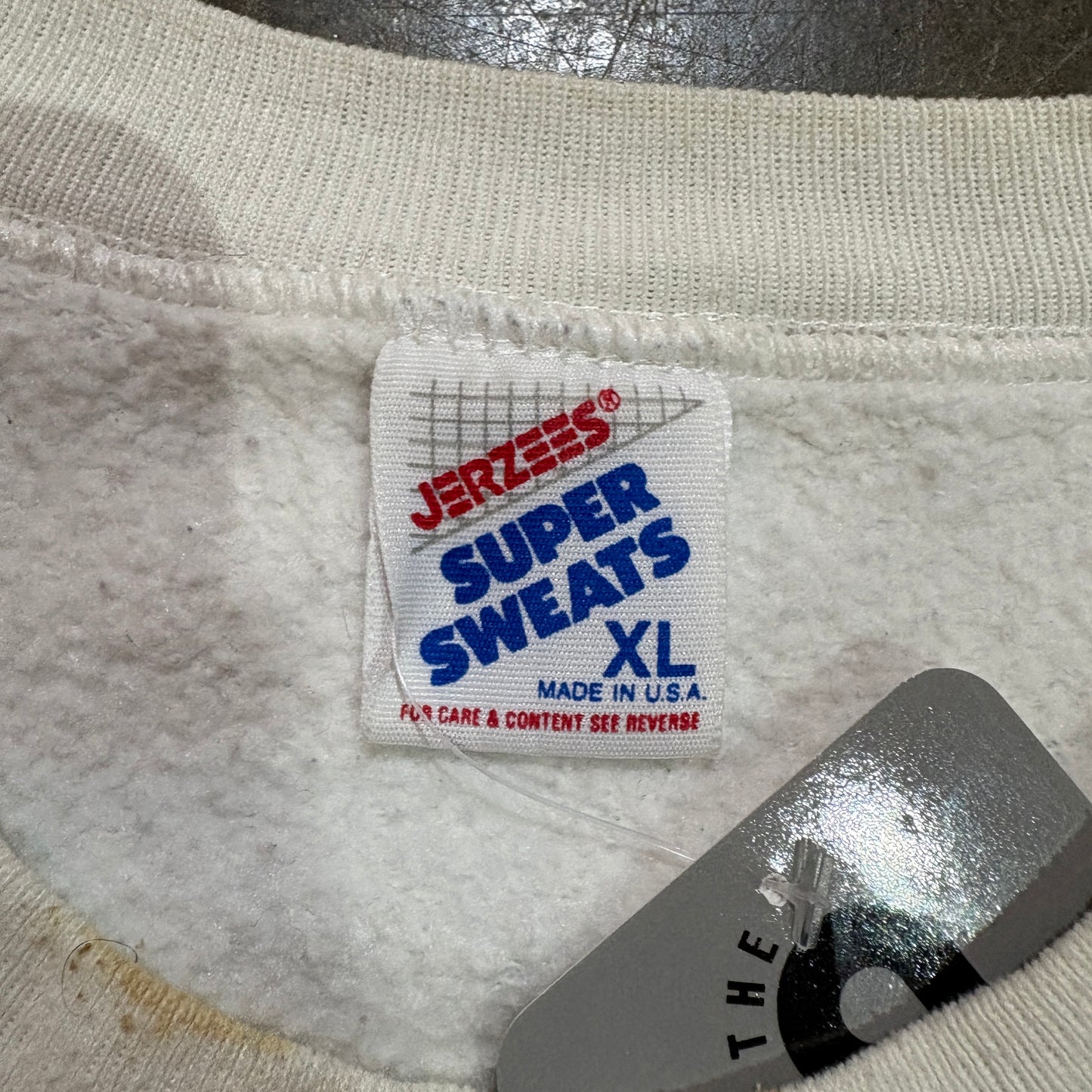 1993 Come On Down Iron Bowl Auburn White Sweatshirt