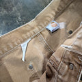 Tan Faded Carhartt Double Knee Pants