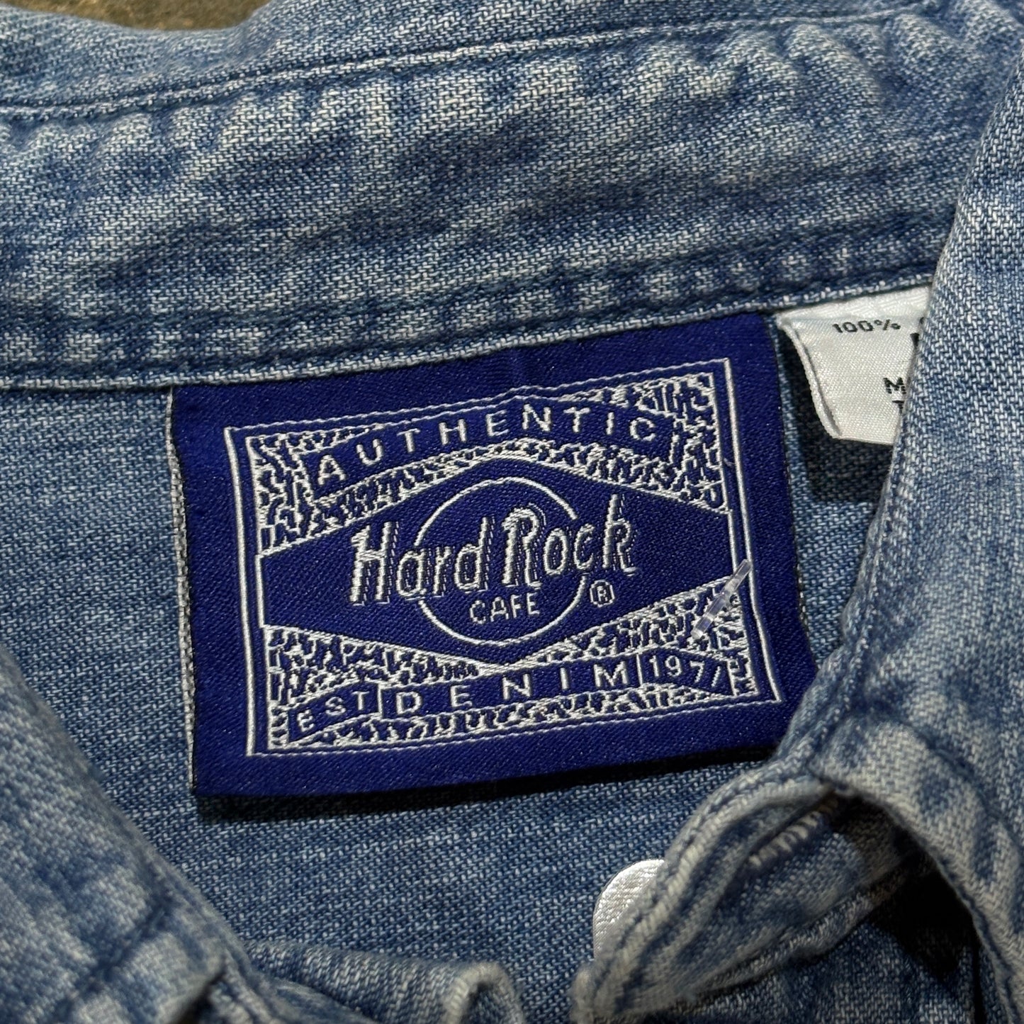 Denim Hard Rock Amsterdam Button-Up