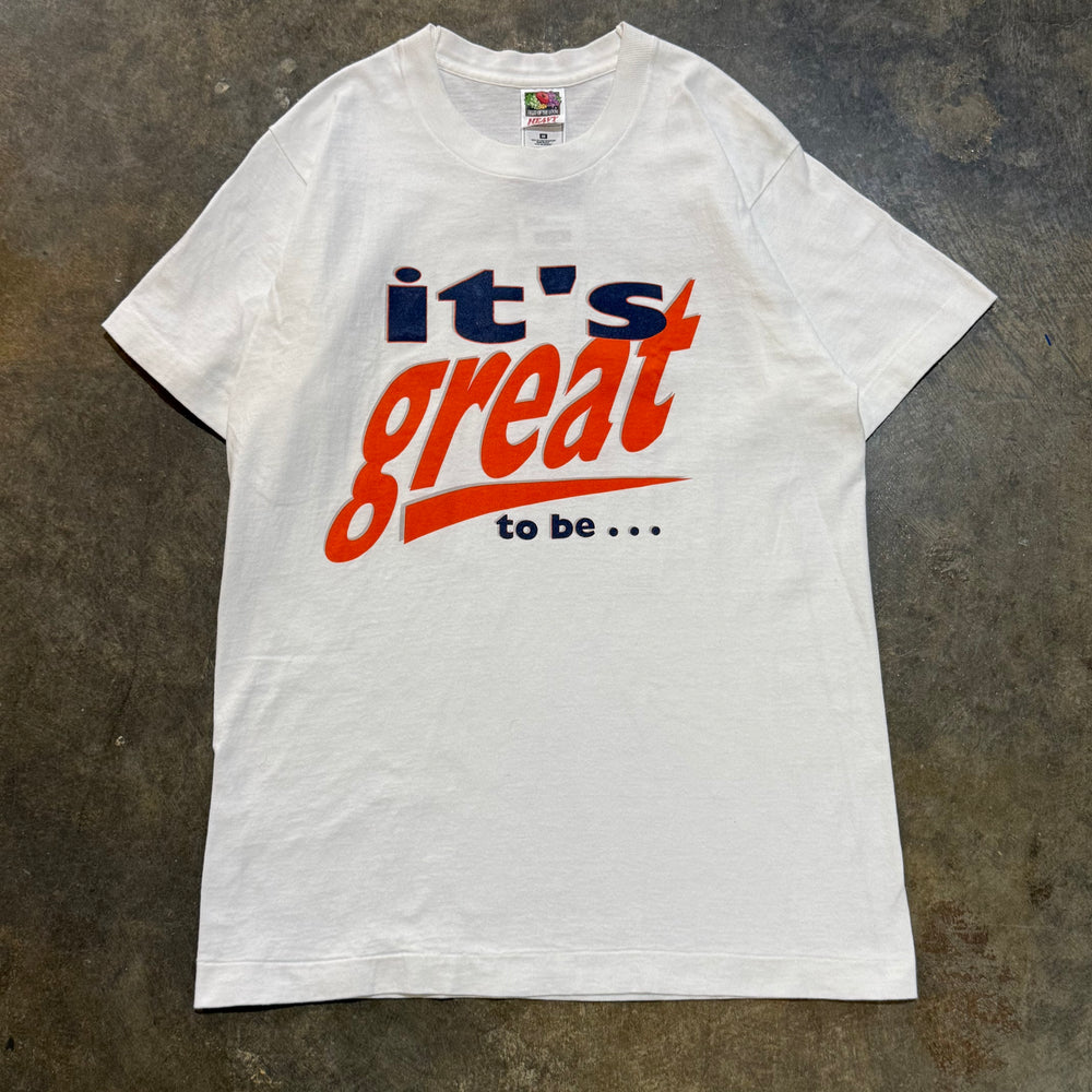 White Auburn "Its Great to be..." Tee