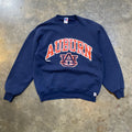 Auburn Spellout AU Russel Navy Crewneck