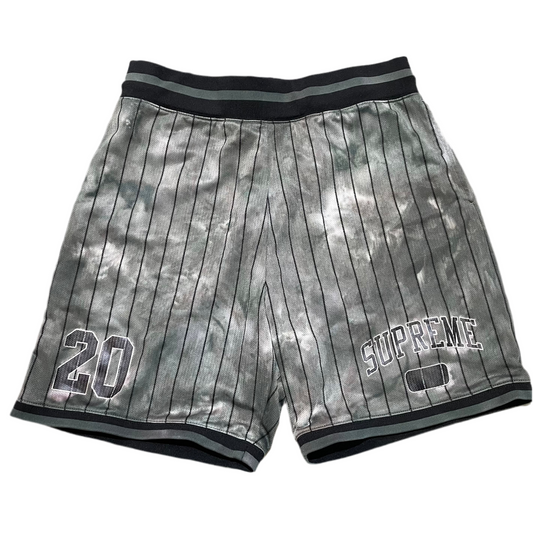 Used Supreme Dyed Basketball Shorts Black